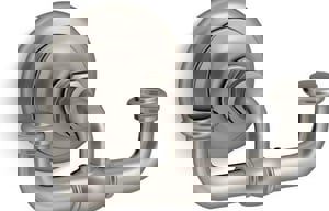 2 Robe Hook in Vibrant Brushed Nickel